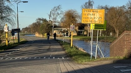 Afsluiting Molenweg en Gaagweg vanaf 3 februari