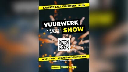 Gratis vuurwerkshow in Barendrecht