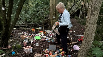 Nieuwe klap voor Kabouterbos Alphen na eerdere vernielingen: ‘Daar sta ik weer’