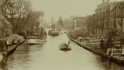 Terug in de Tijd: De verdwenen overtuinen aan de Rijnkade in Alphen