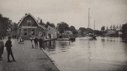 Terug in de tijd: Oudhoornseweg omstreeks 1900
