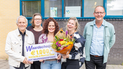 Bot Waarderingsfonds zet stichting DeWvE in het zonnetje