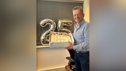 Erik Hoppenbrouwers 25 jaar bij Van de Ven Vermetten Accountants | Adviseurs