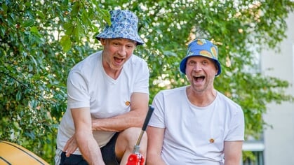 Geen grenzen aan de humor van deze twee gouden eieren