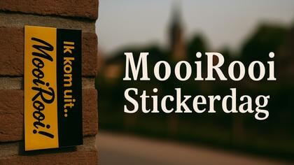 MooiRooi Stickerdag: de hit die blijft plakken!