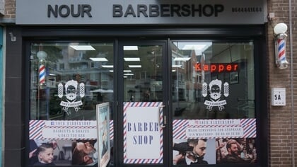 Barbershop in een echte barbershop