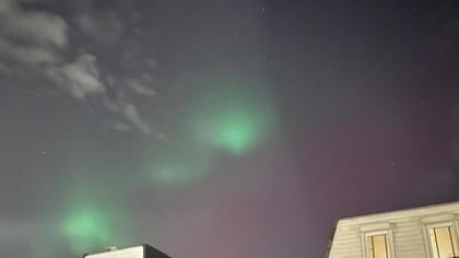 Noorderlicht goed te zien boven Rooi