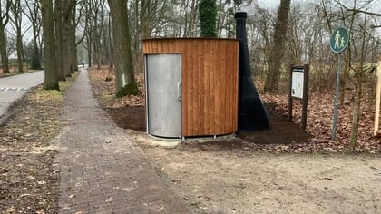 Openbaar natuurtoilet in Streekpark Kienehoef bijna open
