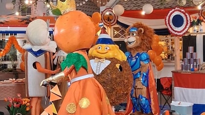 Gasthuishoeve decor voor The Masked Singer