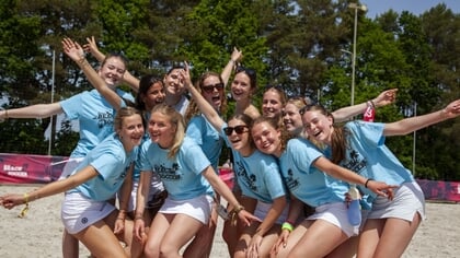 Stralend weer bij Beach Soccer Rooi