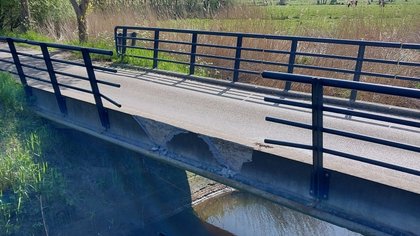 Brug Bobbenagelseweg onder handen