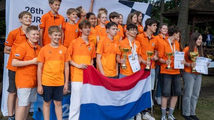 Alex tweede op EK dammen