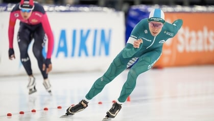 Jorrit Bergsma derde op de 5.000 meter