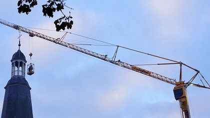 Restauratie Knoptoren in volle gang