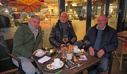Oer-Blauwgelers: Gerard, Cees en John