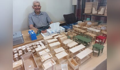 Genieten van de Poppenhuisbeurs in de Parel in Hardinxveld-Giessendam