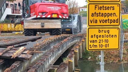 Twee bruggen in Houten worden vervangen door duurzamer exemplaren