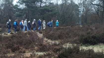 Nieuwjaarswandeling ‘met oog voor de natuur’ van natuurvereniging KNNV