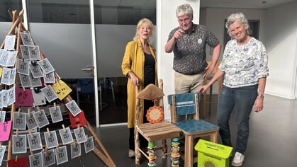 De Toekomststoel is weer terug van een reis door Bunnik