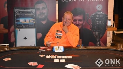 Tiende Pokerfinale bij Open Nederlands kampioenschap voor Harderwijker Johan Huisman