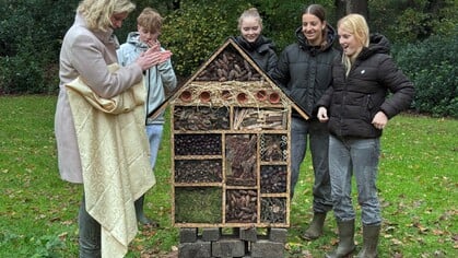 Leerlingen van Groevenbeek Putten werkten aan bijzonder project op Zorglandgoed Groot Spriel