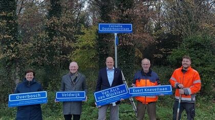 Lokale geschiedenis in straatnamen van Zorgpark Landgoed Veldwijk