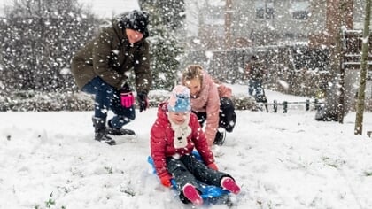 Sneeuw in Ermelo; prachtige plaatjes van verschillende Ermeloërs