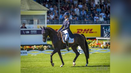 WK Aken | Eventing team voorlopig tiende na eerste dressuurdag