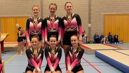 Sparta Ermelo pakt goud in plaatsingswedstrijd; alle turnsters blijven staan bij radslag op de balk