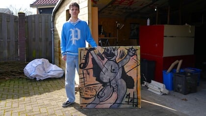 Bas-Pieter Visscher brengt kunst bij elkaar met expositie zonder regels: ‘Het is voor mij bijna een soort religie’