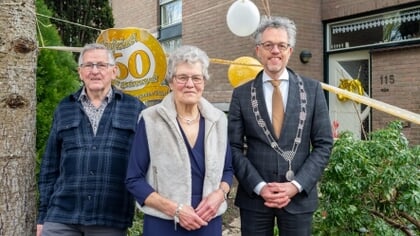 Diamanten huwelijk voor echtpaar Bossenbroek