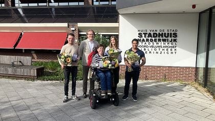 Vier sporters ontvangen Harderwijkse Sportpenning voor geleverde prestatie