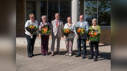 Vijf lintjes uitgereikt in Hardinxveld-Giessendam