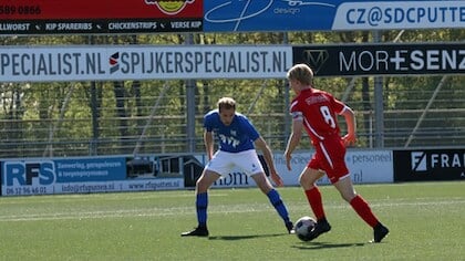 Gelijkspel voor SDC Putten: invaller Rob Buter zorgde in slotfase voor assist en doelpunt