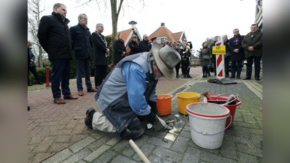 Struikelstenen voor Joodse familie Meiboom uit Hardinxveld