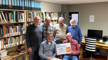 Rabobank Buurtsupport sponsort digitalisering historische boeken van Historisch Kenniscentrum Harderwijk