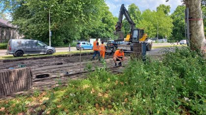 Werk aan de Banneweg in Gorinchem gaat nog wel even duren