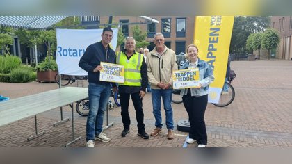 Rotary Fietstocht door Putten en Ermelo levert duizenden euro’s op