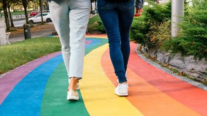 Regenboogpad bij station Nijkerk, mogelijk ook eentje in Hoevelaken