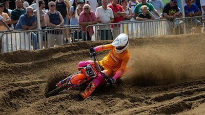 Wessel van Wijk twintigste in eerste manche NK motorcross