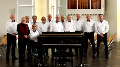 Christelijk Mannenensemble Tehillim viert 12,5-jarig jubileum met concert in Putten; gastsolist tenor Florian Poepjes