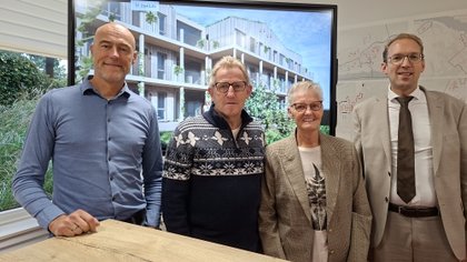 Gemeente en Fien Wonen tekenen overeenkomst voor nieuwbouw Frederikstraat in Hardinxveld-Giessendam