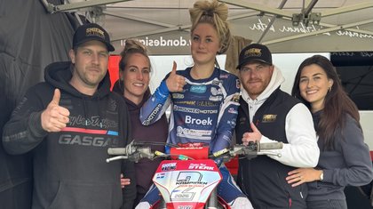 Puttense Maylinn-Rose Sterk (16) vicekampioen op Nederlands Kampioenschap Motorcross Dames