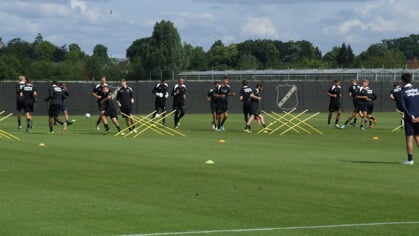NAC Breda van start met eerste training