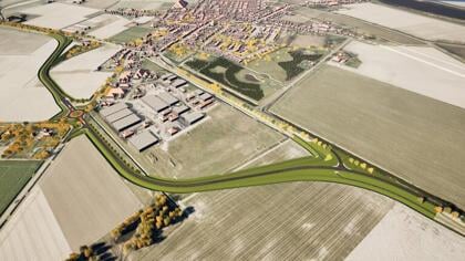 Dit staat er te gebeuren met de nieuwe randweg bij Oud-Vossemeer