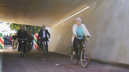 Goed nieuws bij opening Fietstunnel F58: ‘Overeenkomst bereikt met grondeigenaren, geen gedwongen uitkoop nodig’