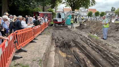 Blik in verleden bij archeologische opgravingen in Wezentuin